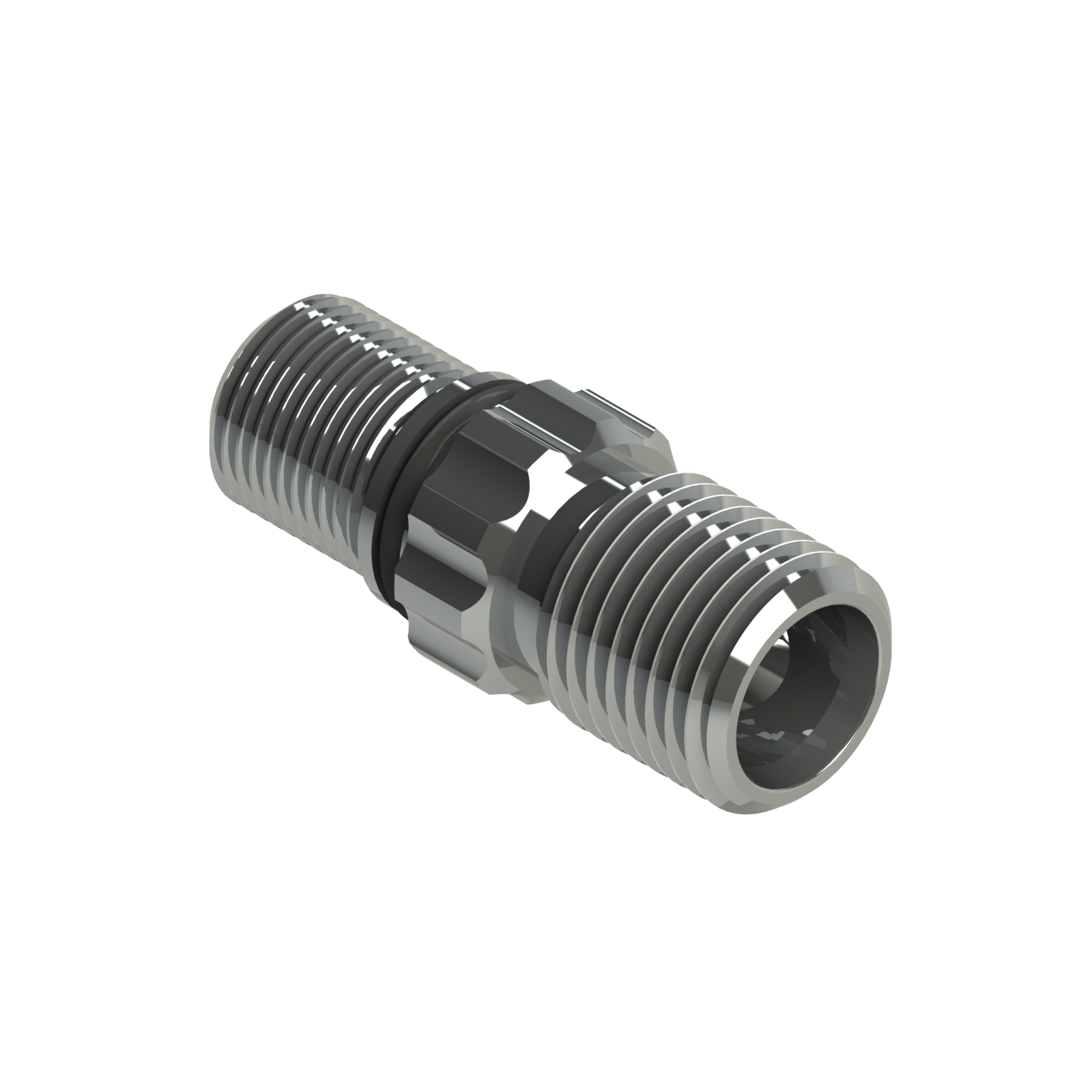 Axial oxygen connector for sidemount unit Divesoft.cz